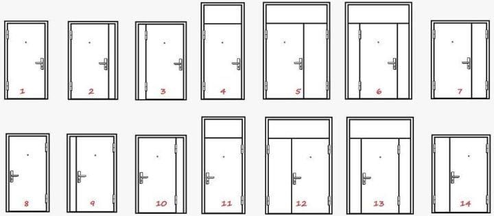 Противопожарный двери