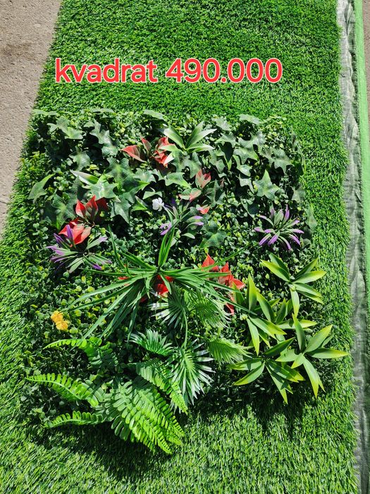 Dekarativne har xil  risunkadagi gullar