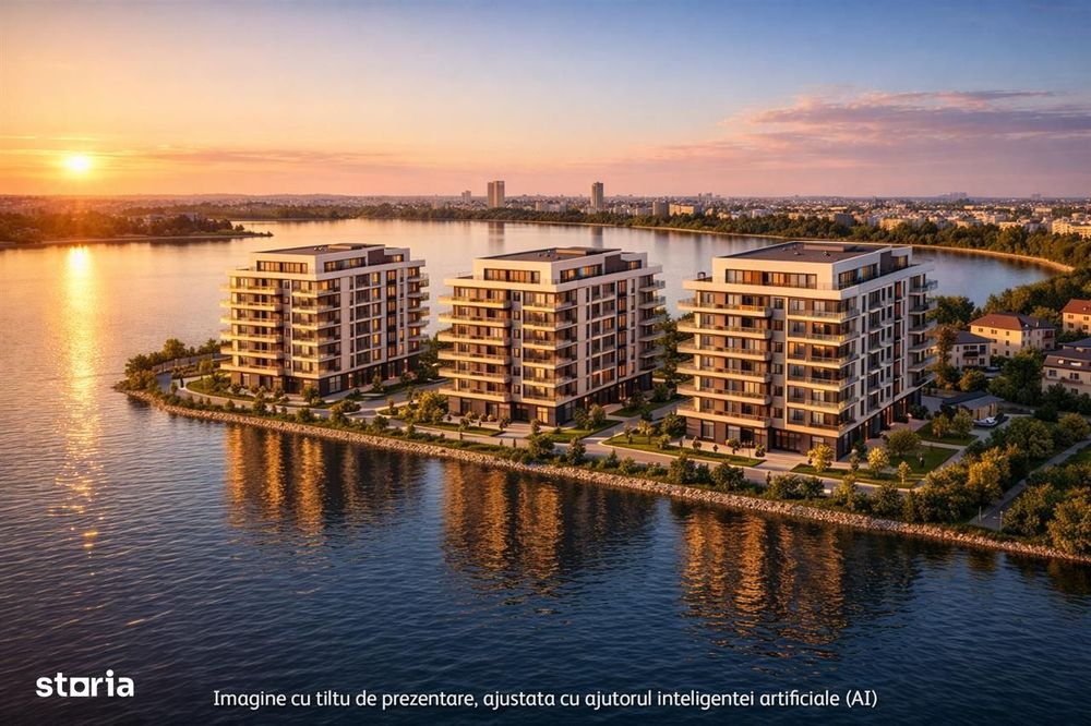 Teren 3771 mp,zona Lacul Morii, Vedere catre lac