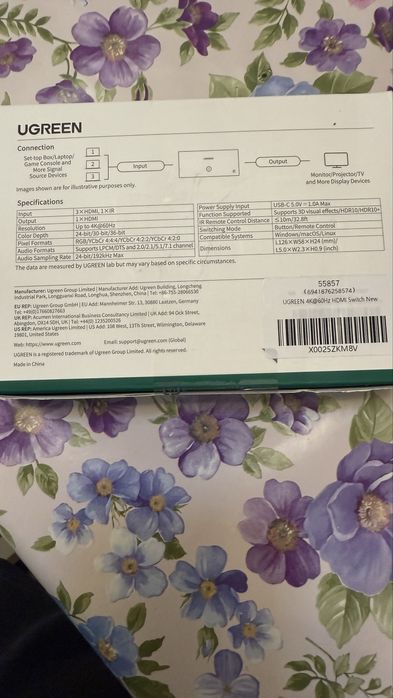 Switch hdmi Ugreen hdr nou