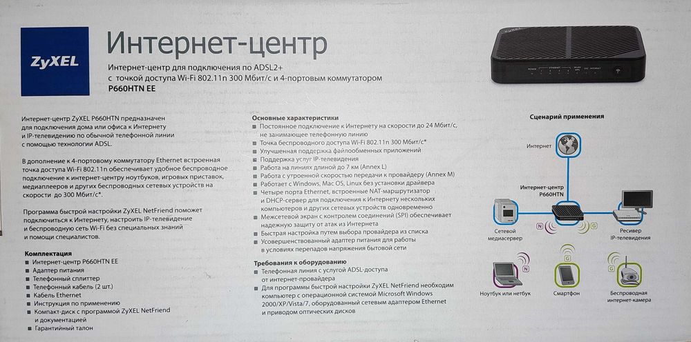 Zyxel P660HTN EE