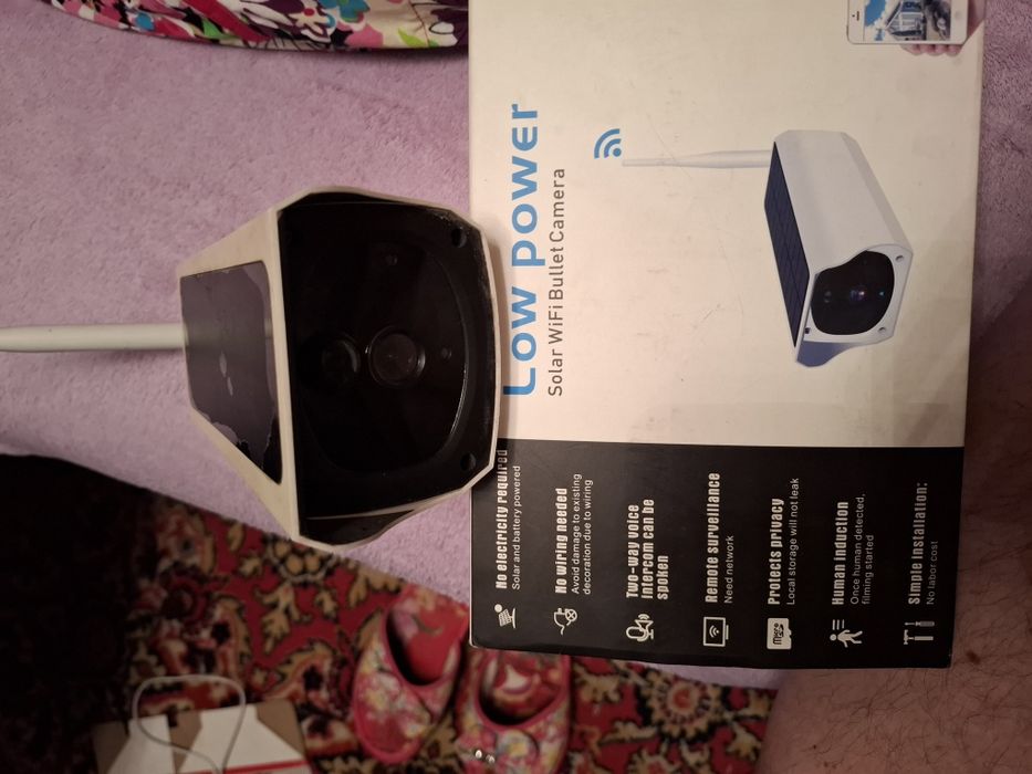 Продаю WiFi sun ipc1080p камеру на солнечных батареях