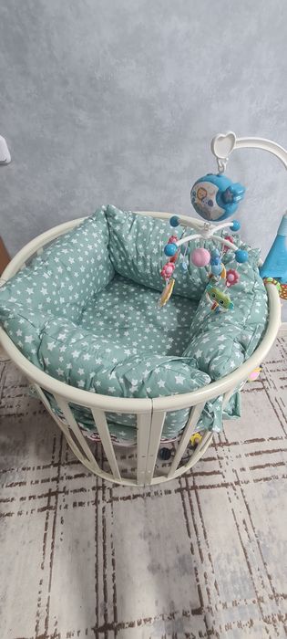 Бортики в кроватку 6шт