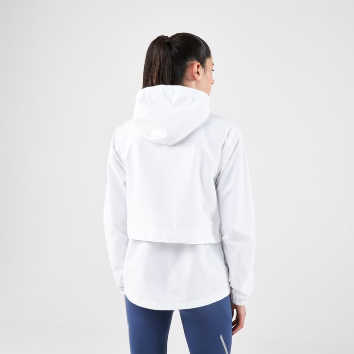Geacă ploaie Rain Kiprun Run 100 Alb Damă - produs resigilat Decathlon