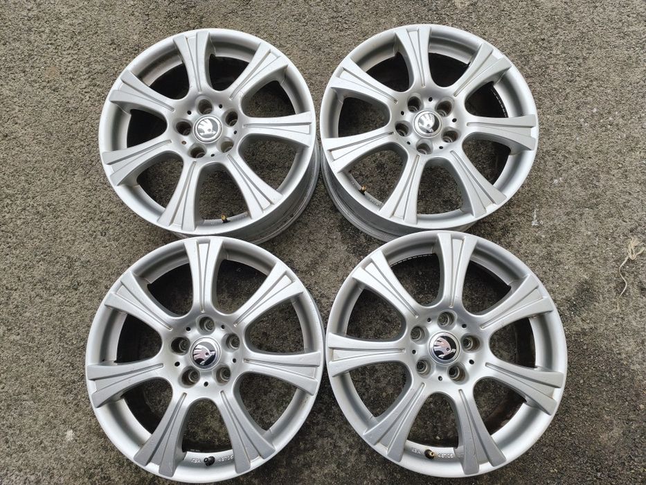 Шкода/Shkoda; Фолксваген/VW - 17 цола 5x112- 4 бр. лети джанти