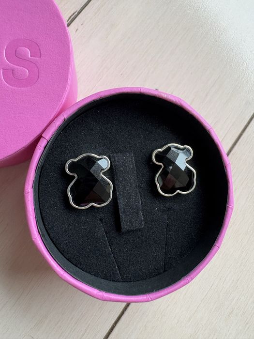 Обеци Tous с оникс