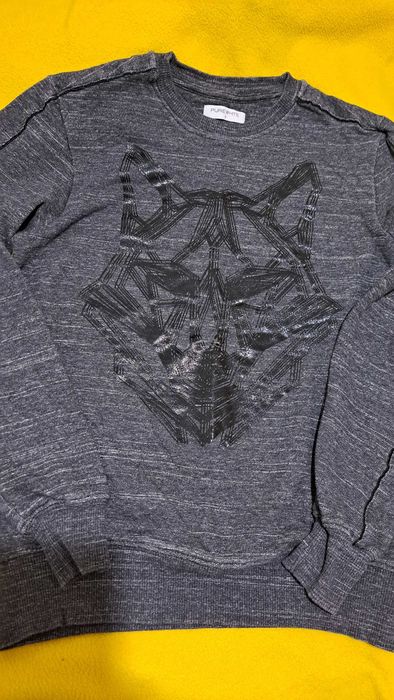 Пуловер мъжки, S, Pure White