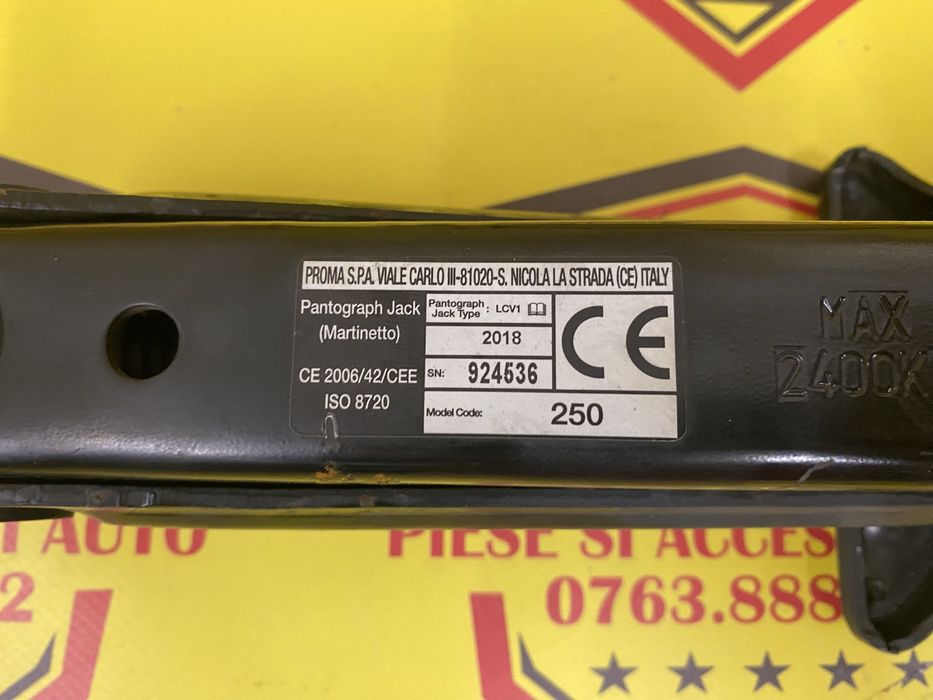 Cric dube original Citroen Jumper Renault Master Fiat  Ducato 2400Kg