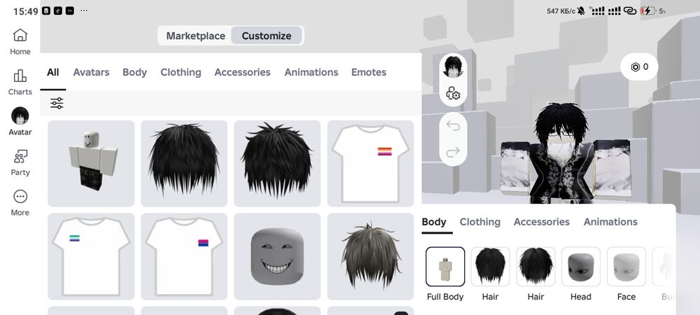 ПРОДАМ аккаунт в роблоксе