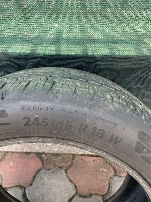 245 45 r18 vara 6 mm continental  09/2023 4 bucati