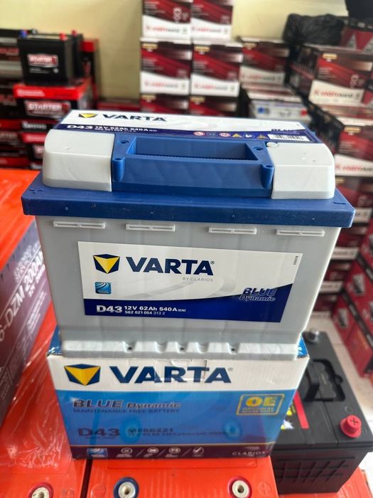 BYD учун 12V Аккумуляторлар (Varta, Delkor, Gentry, Mutlu). Кафолат