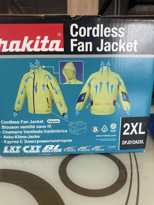 Vand jiaca makita cu ventilatie