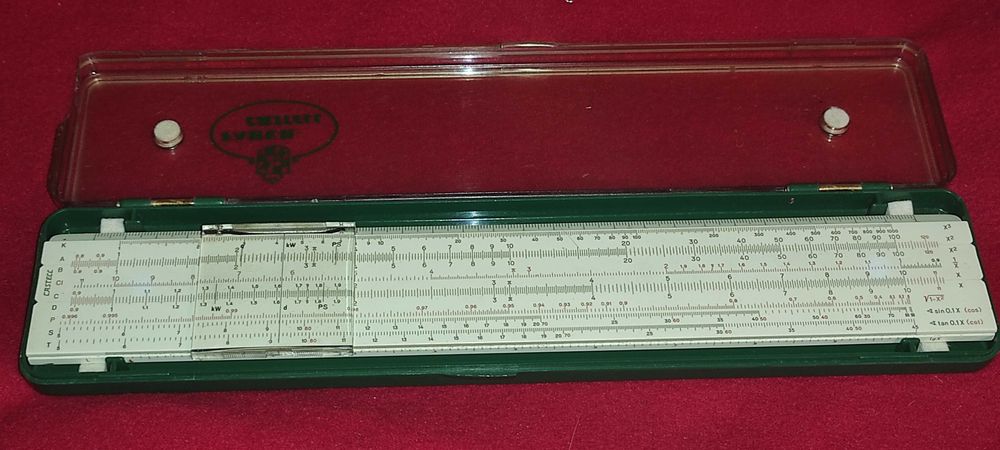 rigla de calcul germana de colectie FABER CASTELL lungime 30 cm