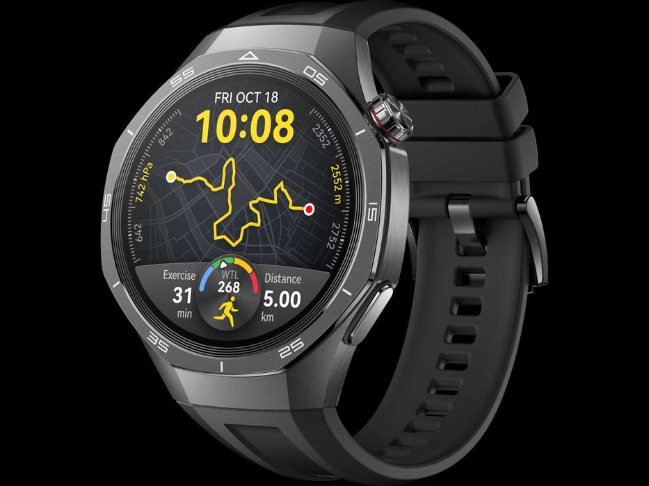 Huawei Watch GT 5 Pro Black Rubber - 46 mm – Чисто нов, 3 г. гаранция