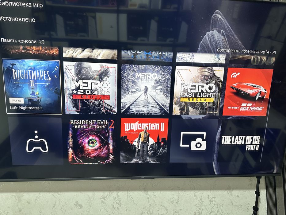 Продам playstation 5 slim 1TB с играми на борту как на фото