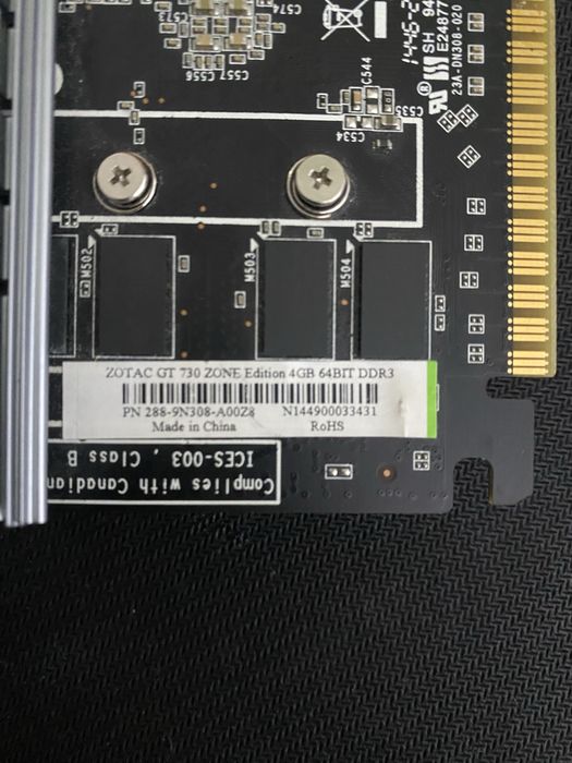 Placa video zotac 4gb