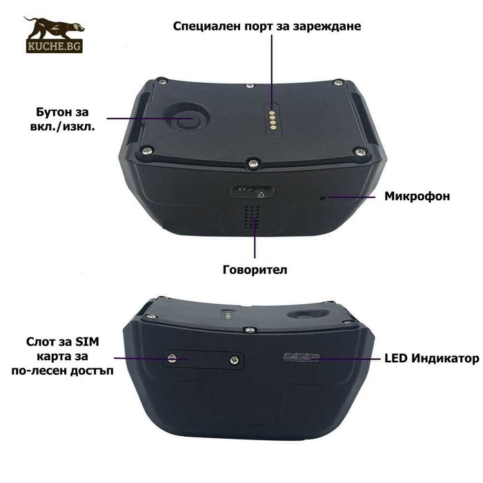 GPS Tracker ДжиПиЕс тракер за ловно куче Icar IK122 pro Синмао 2, Sinm ...