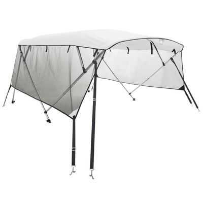 Parasolar Bimini 4 arcuri pereţi laterali, 243x(200-213)x137 cm