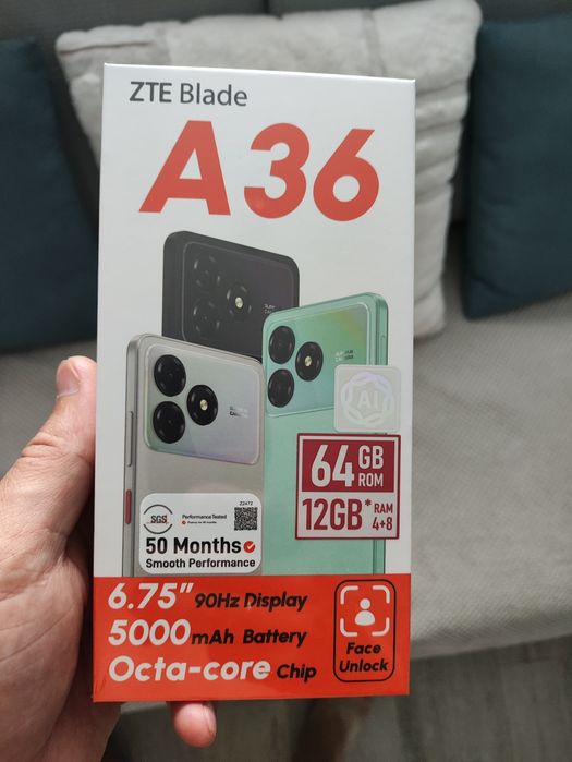 Zte blade a36 64 gb не распечатанный.