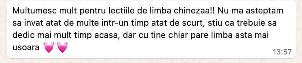 Meditatii limba chineza