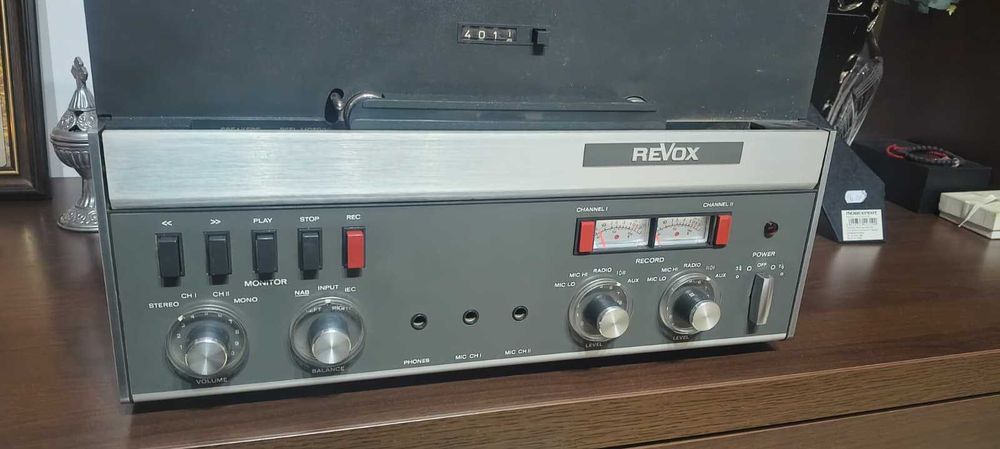 revox a77  mixer microfon casete audio
