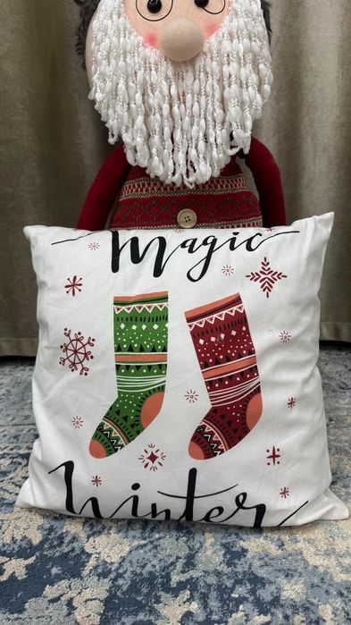 Новогодние подушки