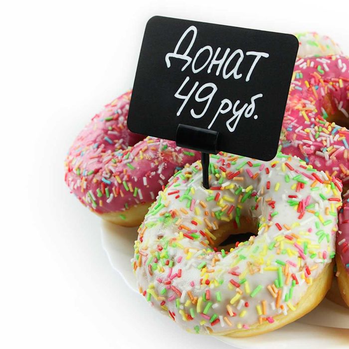 Ценник. Ценникодержатель. Иголка MINISTICK, цвет черный.