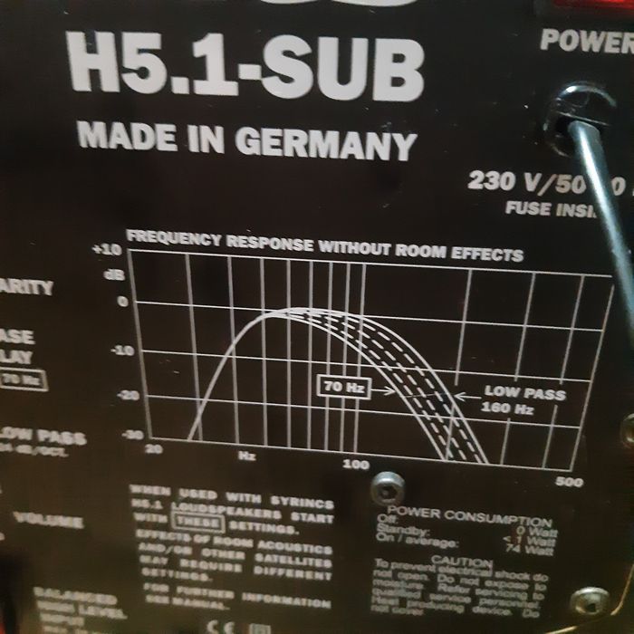 Subwoofer activ Syrincs