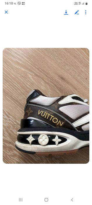 Кожени маратонки номер 44 в добро състояние видно от снимките