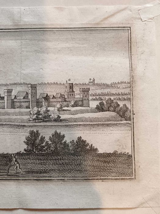 Немска гравюра от 17 в. – „Statt Aicha in Ober Bayern“ от M. Merian