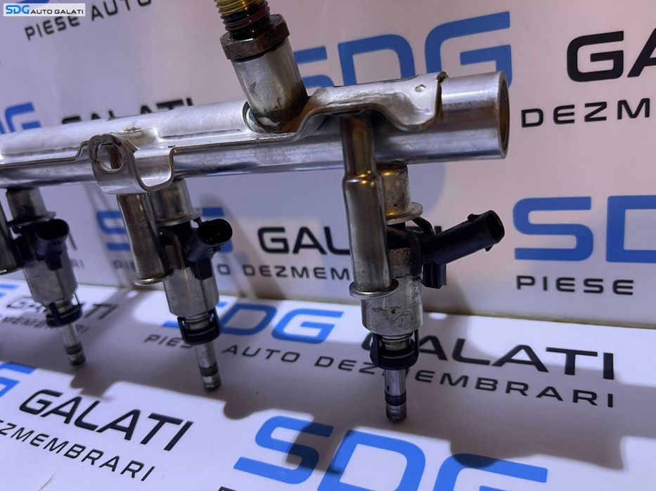 Rampa Presiune cu Injectoare si Senzor Presiune Combustibil Volkswagen CC 2.0 TFSI CCTA CBFA CCZB 2012 - 2017 Cod 06J133317M 06H906036G 06J906051D [B0010]