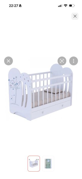 Манеж детски 40мын  матрасымен