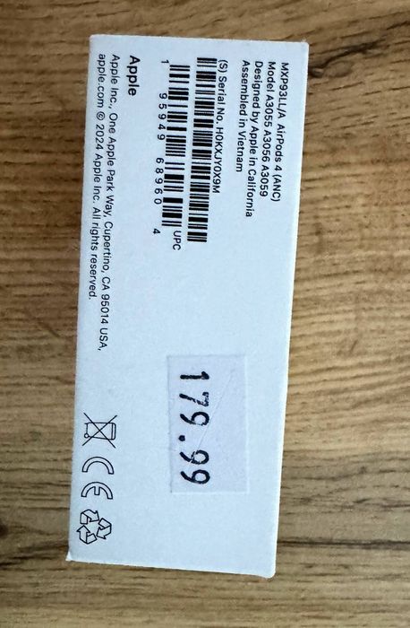 Apple Airpods 4 (ANC) Новый