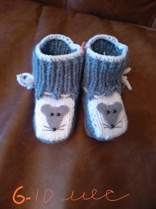 Пинетки вязаные пинетки