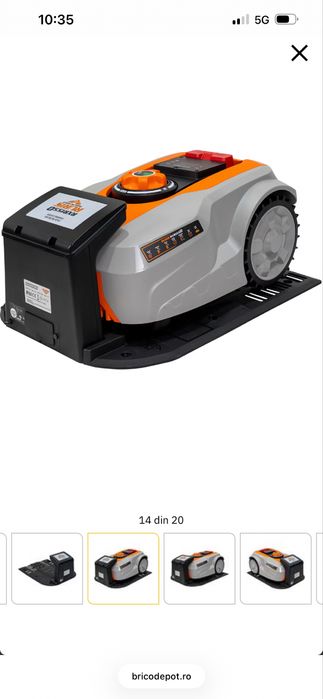 Robot de tuns gazon Ruris 1500