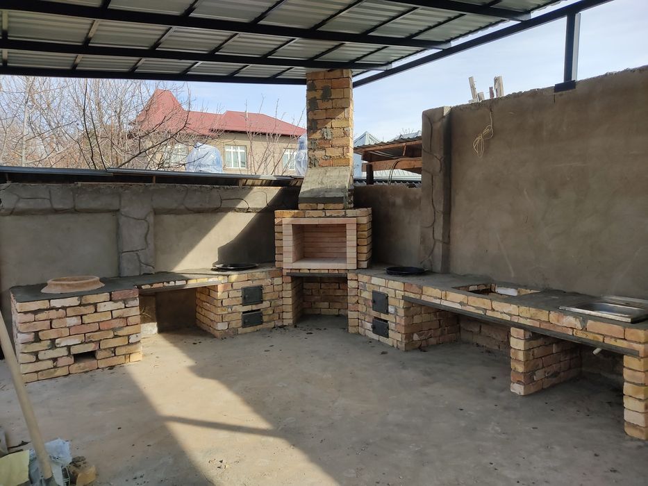 Кладка очагов и облицовка, барбикю, камин различные печки в любом виде