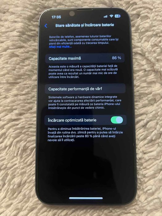 Vand Iphone 14 stare perfect