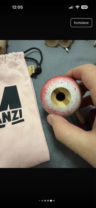 Kendama Miguel Mianzi Nebula Red Gomu Clear