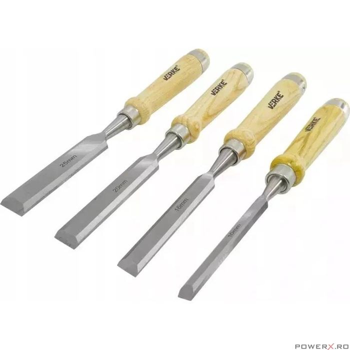 Set 4 dalti pentru lemn 10-16-20-25 mm Verke
