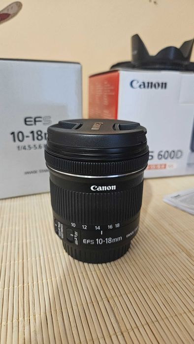 Обектив Canon EF-S 10-18mm f/4.5-5.6 IS STM в гаранция