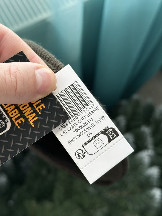 Caterpillar Cat caciula unisex culoare verde kaki marime OS noua