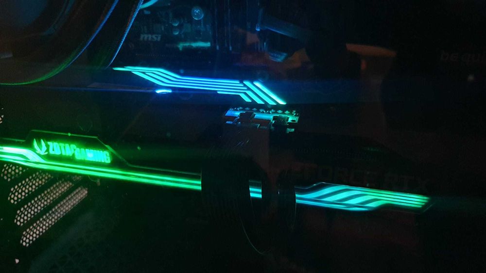 RTX 3080 ZOTAC AMP Holo 10GB GDDR6X – cu cutie, full RGB, perfectă!