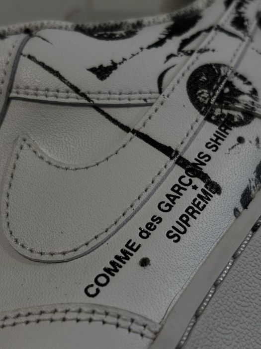 Nike Air Force 1 Low Supreme Comme des Garcons Shirt