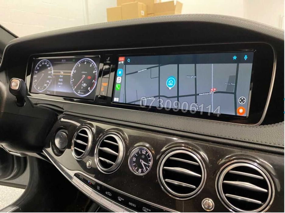 Apple CarPlay Mercedes AndroidAuto S CLASS W222 Waze Timisoara • OLX.ro