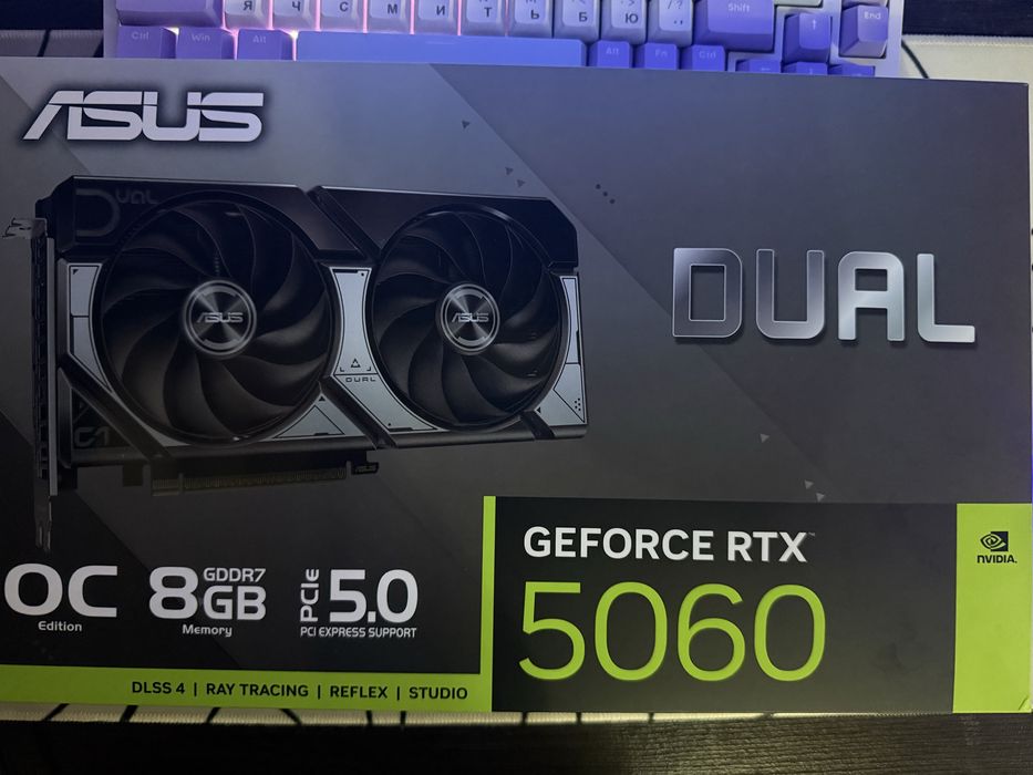 Продаю ASUS Dual RTX 5060 OC 8GB