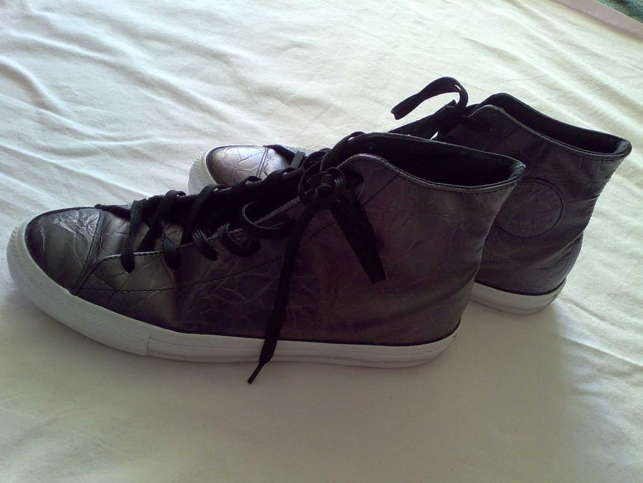 Кецове  Converse All Star от естествена кожа