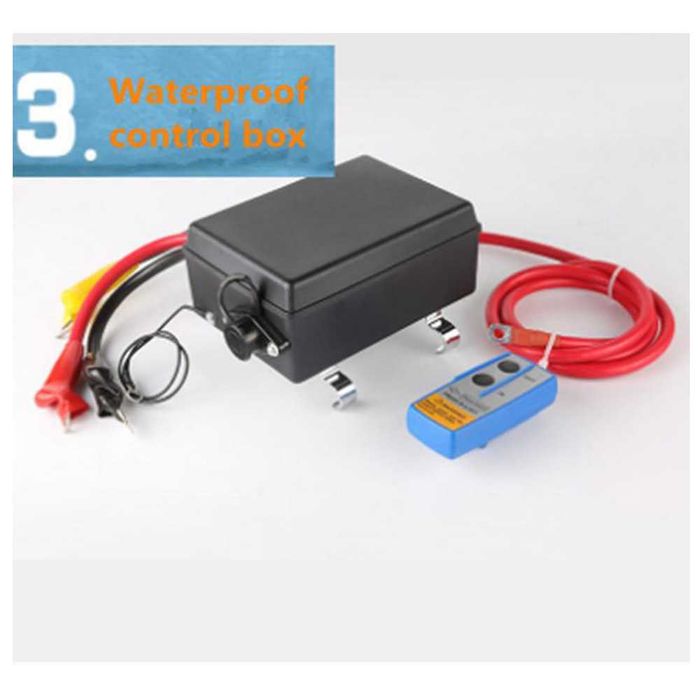 Лебедка 6000LBS, с дистанционно, 12V/24V, до 2.72 тона