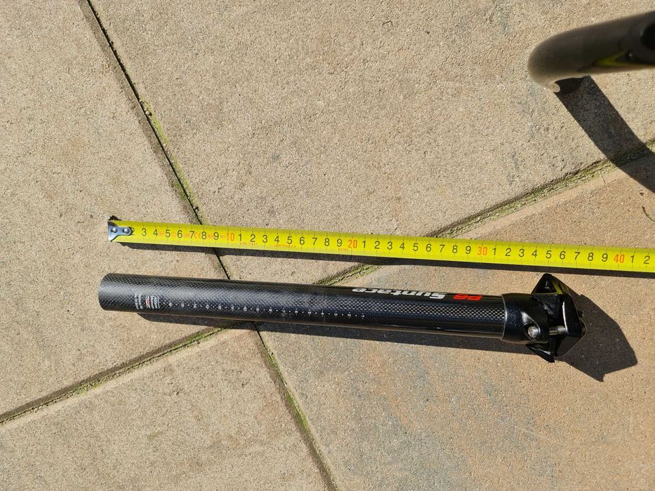 Tija sa carbon P6 + ghidon Racelite2 + pipă F119