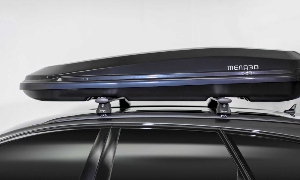 Cutie portbagaj Menabo Diamond DUO 500 Black, 209x79x36cm