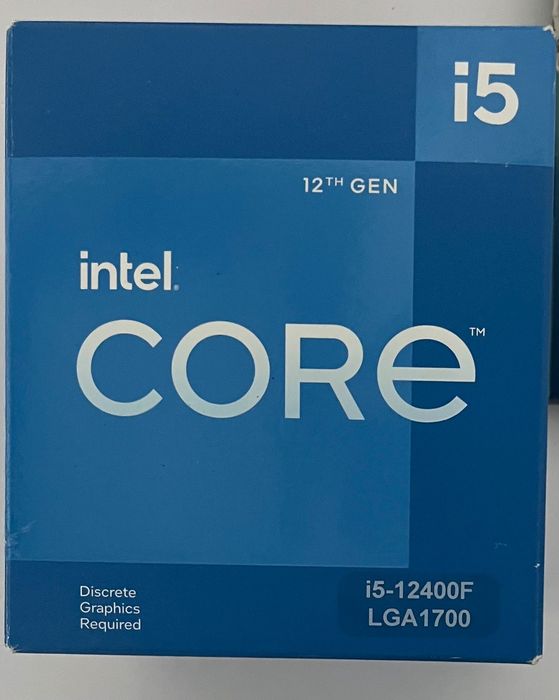 Procesor Intel Core i5-12400F + cooler + pastă termală MX-4 – folosit